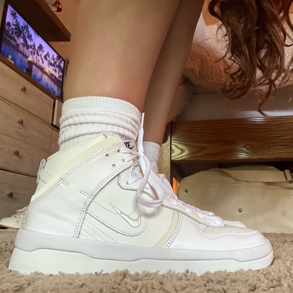 Nike Women's Cream High-Top Sneakers